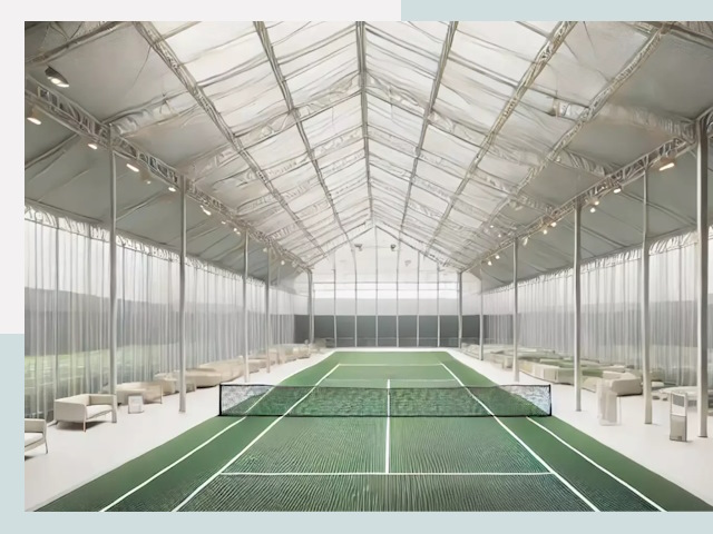 Строительство теннисных кортов в Лиски