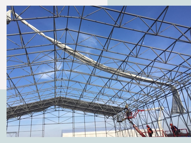 Шатровые ангары от 656 руб. в Лиски и Воронежской области