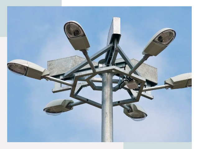 Монтаж осветительных мачт в Лиски