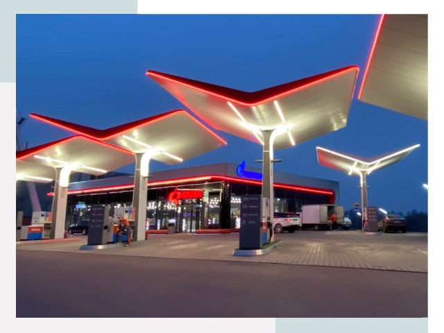 Навесы для АЗС в Лиски