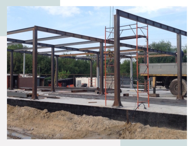 Фундамент для ангаров в Лиски