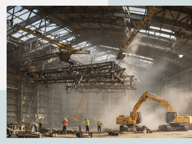 Демонтаж ангаров в Лиски от 656 руб. за м²