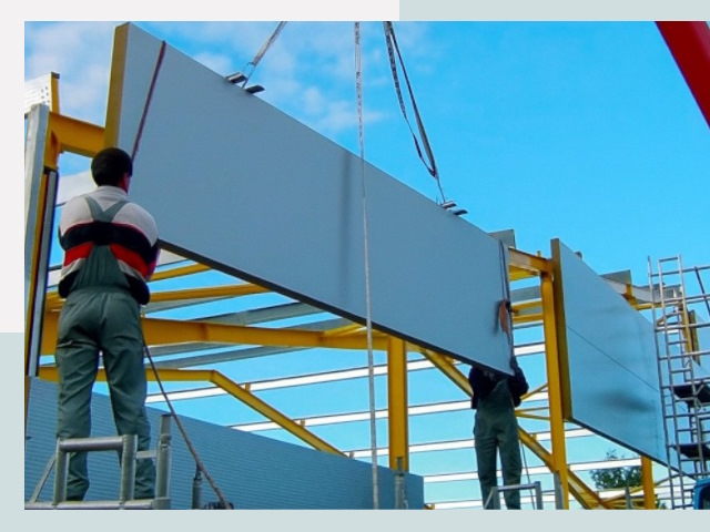 Монтаж сэндвич-панелей в Лиски от 656 руб.