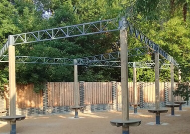 Терраса из металлоконструкций под ключ, проектирование, изготовление и монтаж от СтальСтрой-Лск